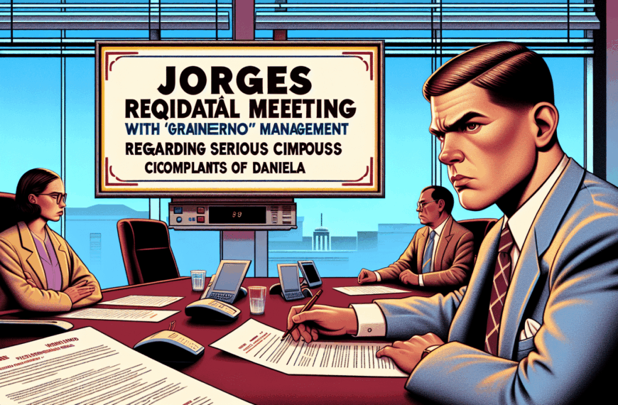 Jorge Requiere Reunión Inmediata con la Dirección de ‘Gran Hermano’ Ante Serias Denuncias de Daniela