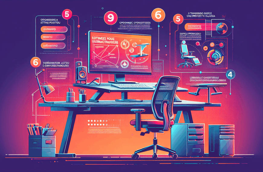 Optimiza Tu Espacio de Trabajo: Cinco Estrategias para Mejorar la Postura y Prevenir Lesiones