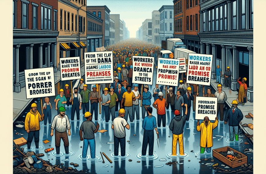 De la Emergencia a la Protesta: Trabajadores Exigen Cumplimiento de Promesas Laborales Tras la DANA