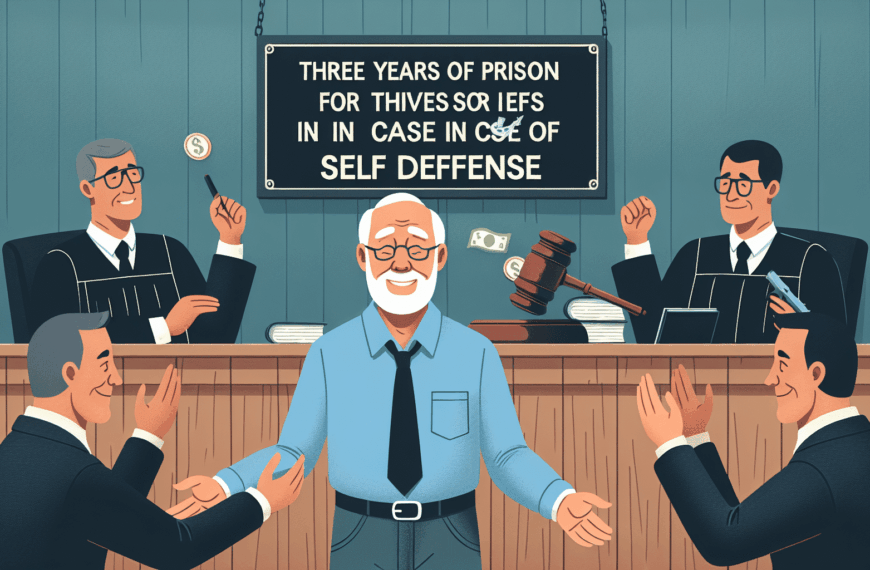 Exoneración de Anciano en Caso de Defensa Propia: Tres Años de Cárcel para Ladrones que Asaltaron Su Hogar