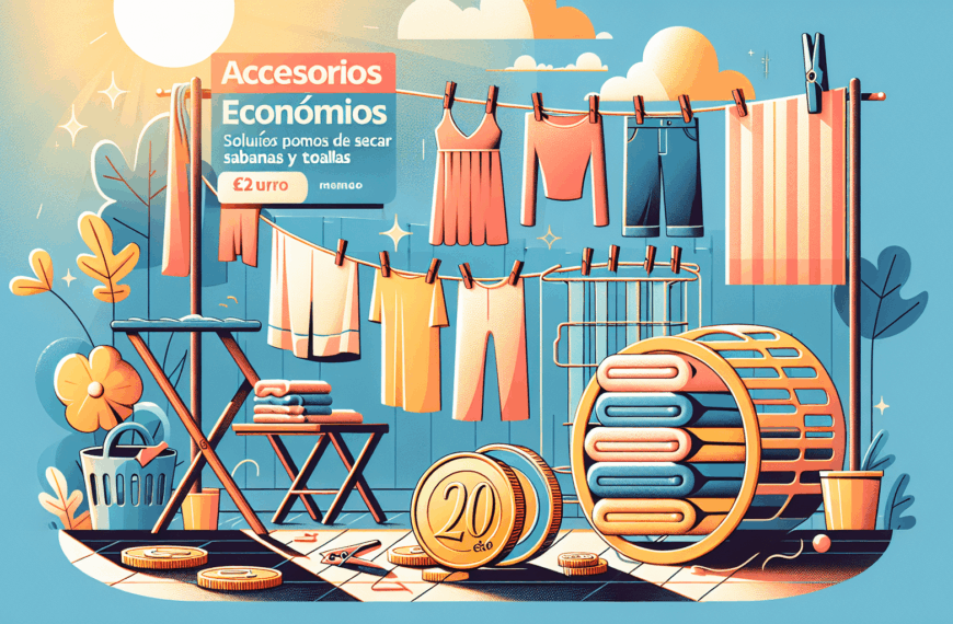 Accesorios Económicos para Tender Ropa: Soluciones por Menos de 20 Euros para Secar Sábanas y Toallas