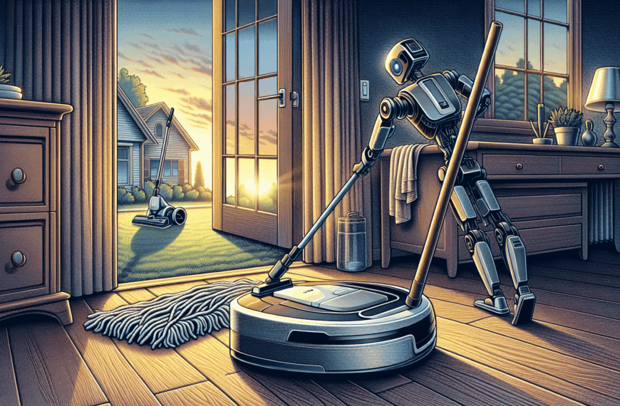 Adiós a la Fregona: El Robot Aspirador que Transforma la Limpieza en Casa