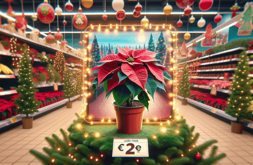 Aldi Lanza la Planta Navideña Favorita por Solo 2 Euros