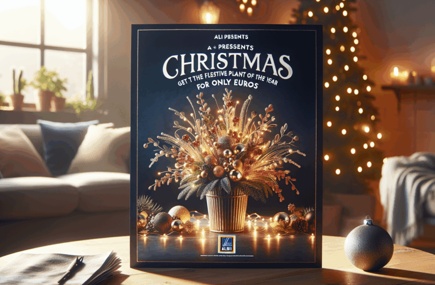 Aldi Presenta Ofertas Navideñas: Hazte con la Planta Festiva del Año por Solo 2 Euros