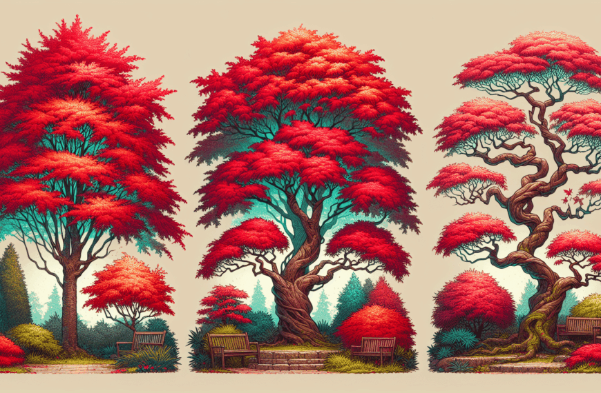 Explora el Color Escarlata: Tres Árboles que Revitalizarán tu Jardín