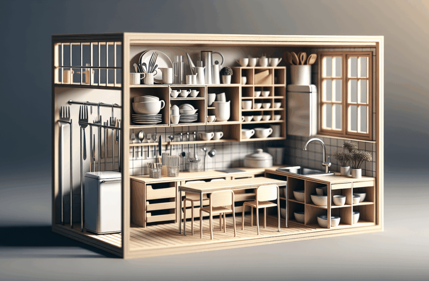 Bauhaus Transformando Espacios Pequeños con su Innovador Escurreplatos Compacto