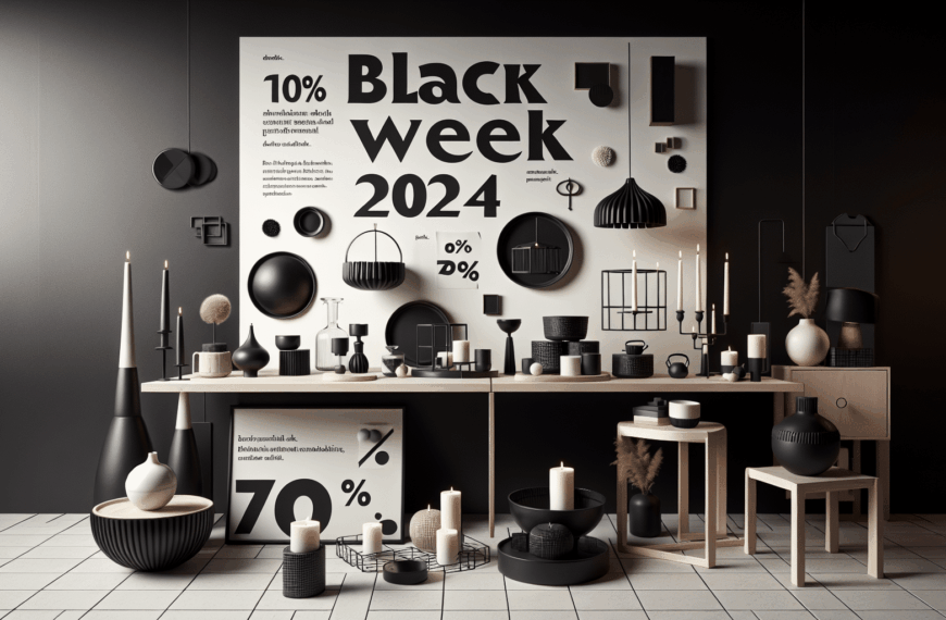 Black Week 2024 en Nordic Nest: Descuentos Inigualables del 10% al 70% que No Te Puedes Perder