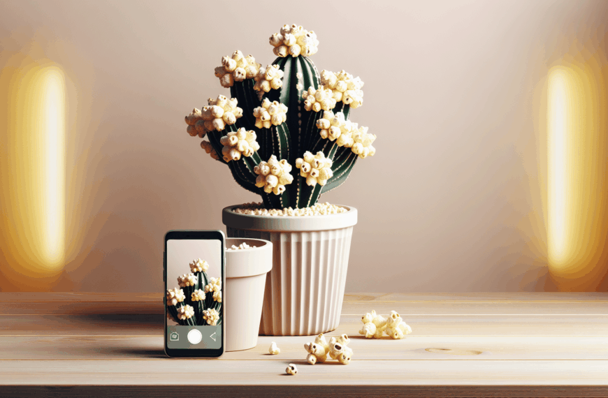 Cactus de Palomitas: La Nueva Sensación Decorativa en las Redes Sociales