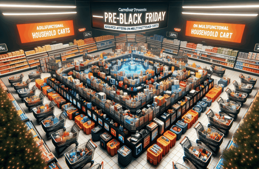 Carrefour Presenta Ofertas Anticipadas de Pre Black Friday en Carritos Multifuncionales para el Hogar