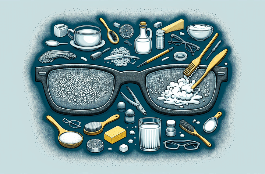 Descubre el Secreto para Limpiar tus Gafas sin Rayarlas: 2 Ingredientes de Cocina que Sorprenden
