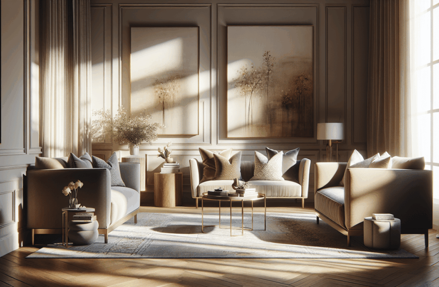 Cómo Optimizar Tu Espacio: Decoración de un Salón con Sofás Frente a Frente