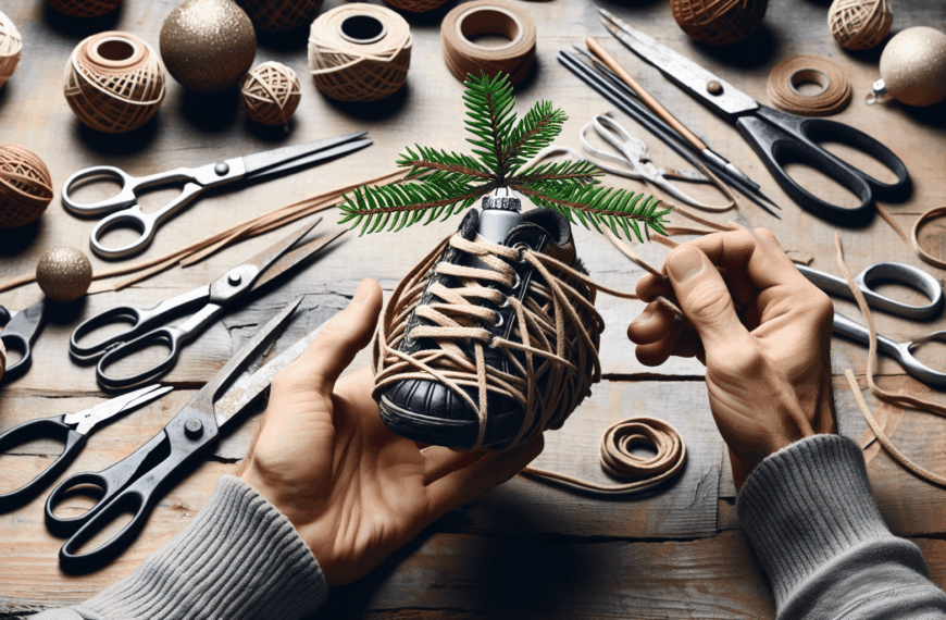 Transforma Cordones Viejos en Elegantes Adornos Navideños al Estilo Zara Home