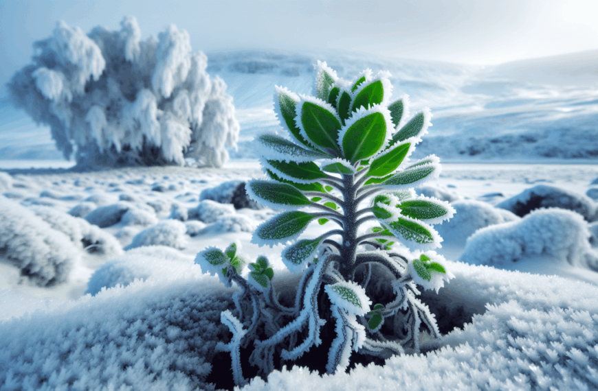 Conoce la Planta Resiliente que Enfrenta el Frío del Invierno