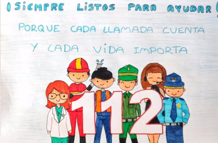 Convocan la XIII edición del concurso de dibujo escolar del 112 para colegios de Educación Primaria en Castilla-La Mancha