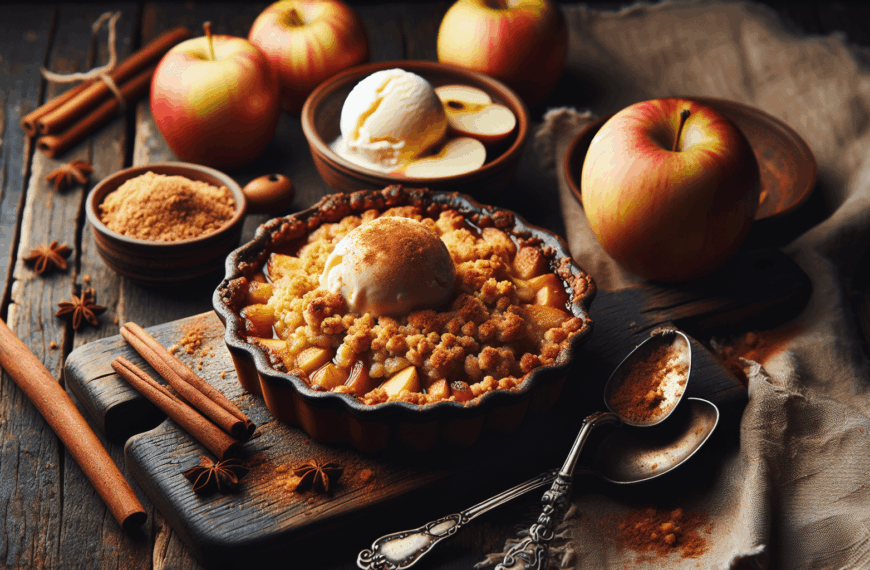 Deliciosa Receta de Crumble de Manzana en Minutos