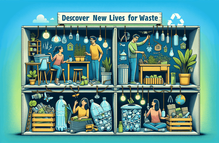 Descubre Nuevas Vidas para Desechos: Tres Ideas Sorprendentes para Reutilizar en Casa