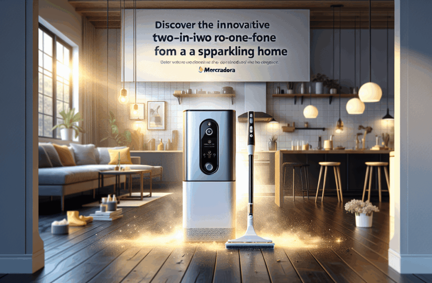 Descubre el Innovador Dos en Uno de Mercadora para un Hogar Brillante