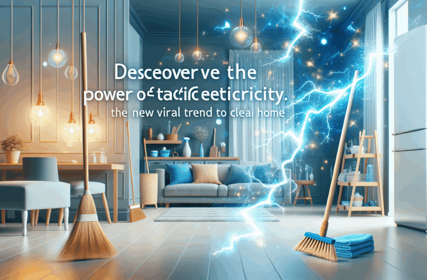 Descubre el Poder de la Electricidad Estática: La Nueva Tendencia Viral para Limpiar Tu Hogar