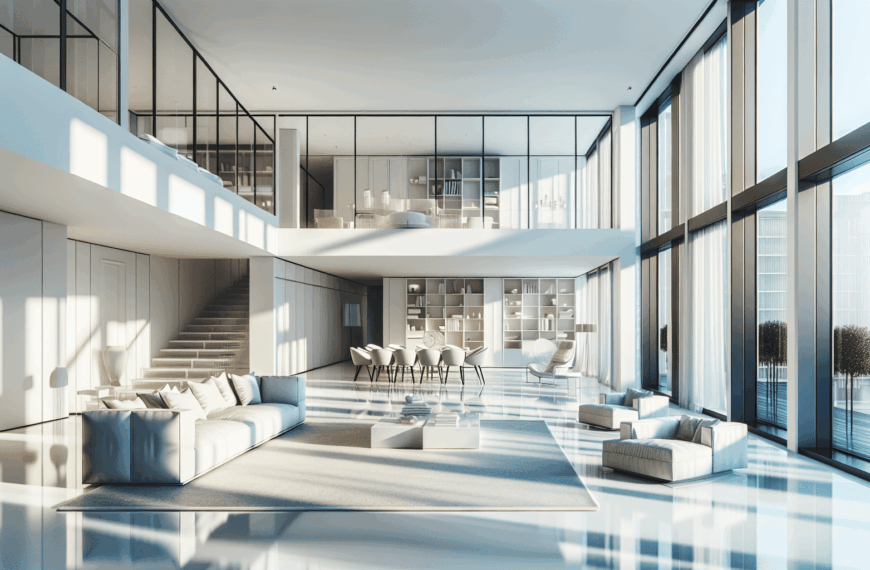 Dúplex Contemporáneo y Radiante con Ventanales XXL: Amplitud y Estilo