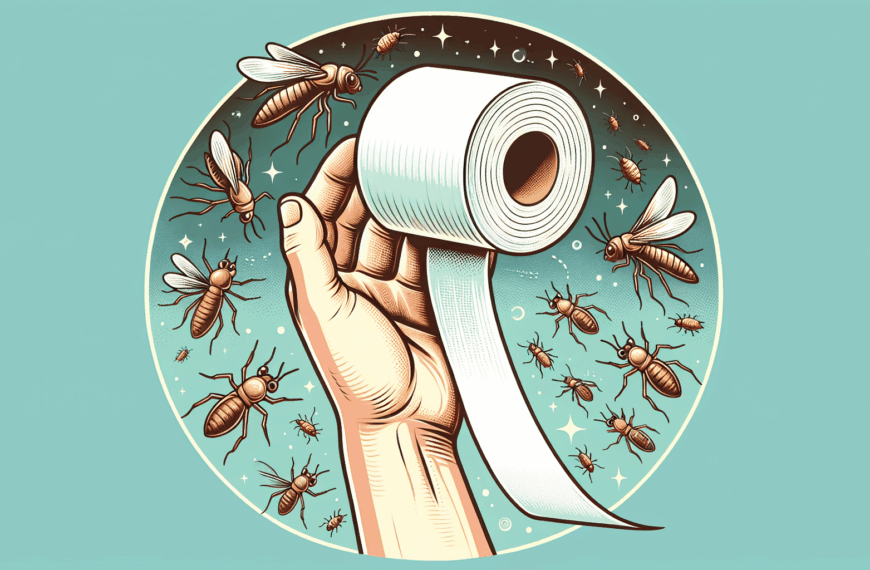 Eficiencia a Mano: Deshazte de Insectos en Casa con Papel Higiénico de Manera Sencilla