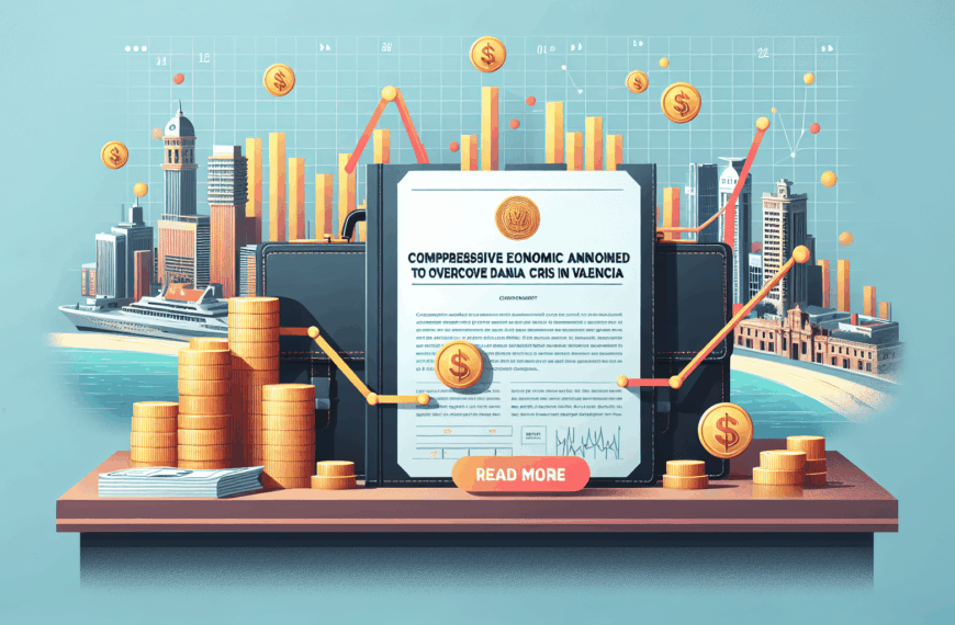 El Gobierno Anuncia un Plan Económico Integral para Superar la Crisis de la DANA en Valencia