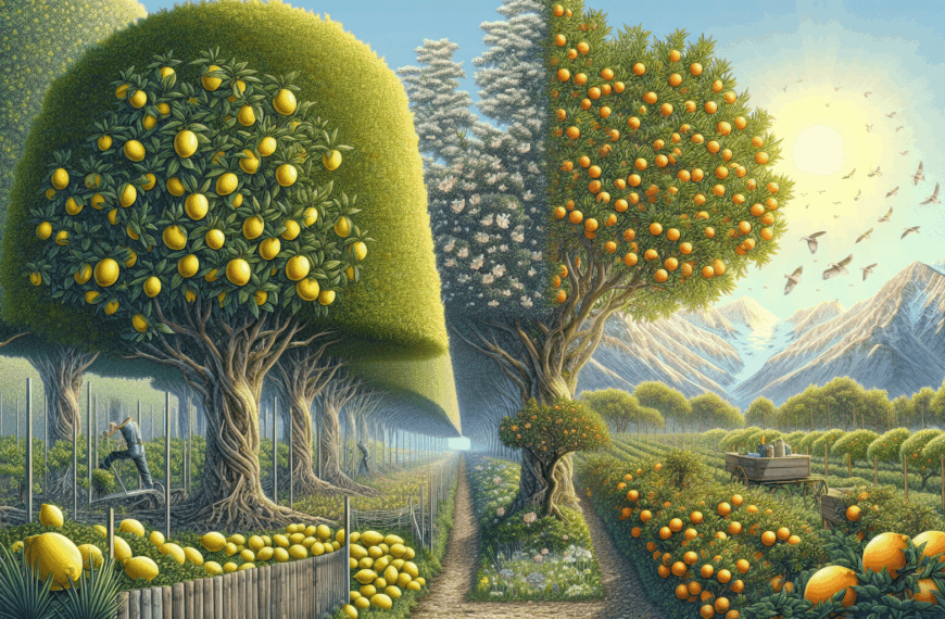 Guía Definitiva para Revitalizar Limoneros, Naranjos e Higueras Después de la Poda