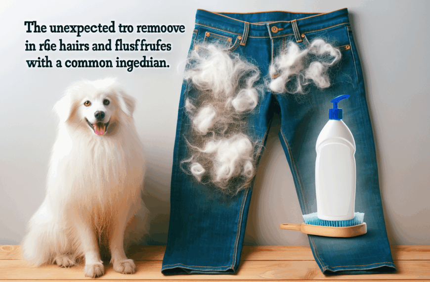 El Truco Inesperado para Eliminar Pelos y Pelusas de tu Ropa con un Ingrediente Común