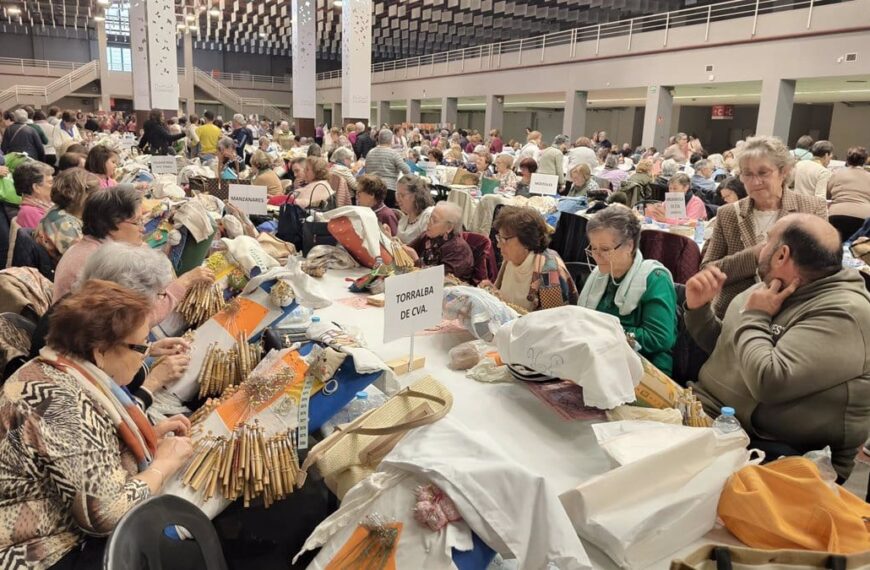 El encaje de bolillos: arte y tradición en Ciudad Real este domingo