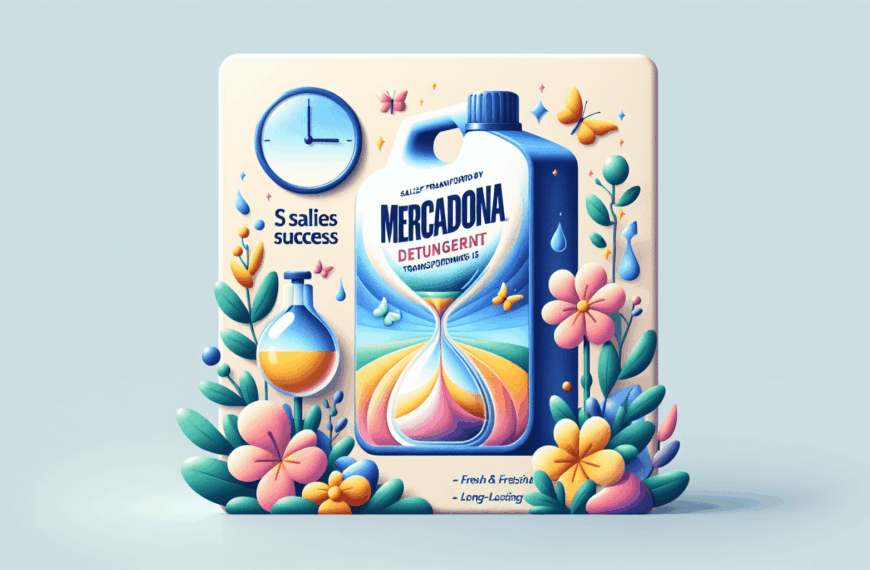 Éxito de Ventas: El Detergente de Mercadona Transformado por su Fragancia Fresca y Duradera