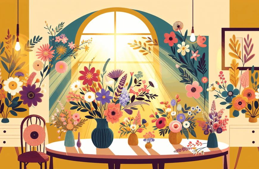 Flores Esenciales para un Hogar Radiante Durante Todo el Año