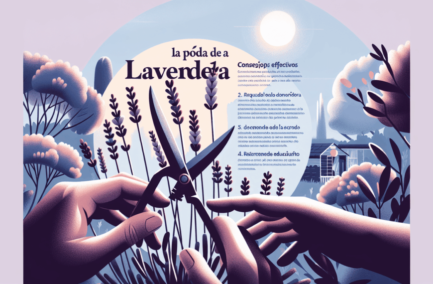 Guía Completa para la Poda de Lavanda: Consejos Efectivos para un Crecimiento Saludable