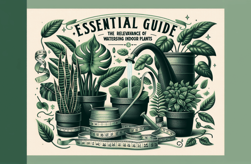 Guía Esencial: La Relevancia del Tamaño en el Riego de Plantas de Interior