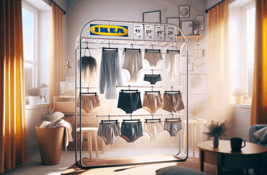 Ikea Transforma el Tendido de Ropa Interior con una Solución Económica de Menos de 4 Euros