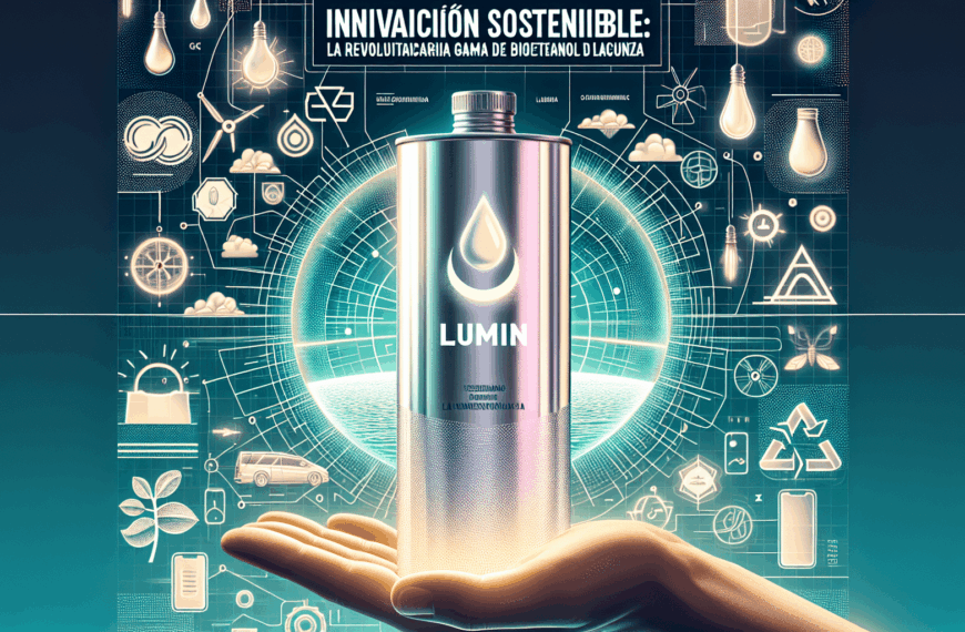 Innovación Sostenible: Presentamos LUMIN, la Revolucionaria Gama de Bioetanol de Lacunza
