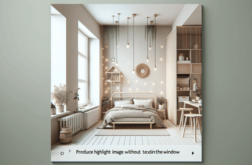 Optimización Nórdica: El Arte de Colocar la Cama Bajo la Ventana en Espacios Reducidos