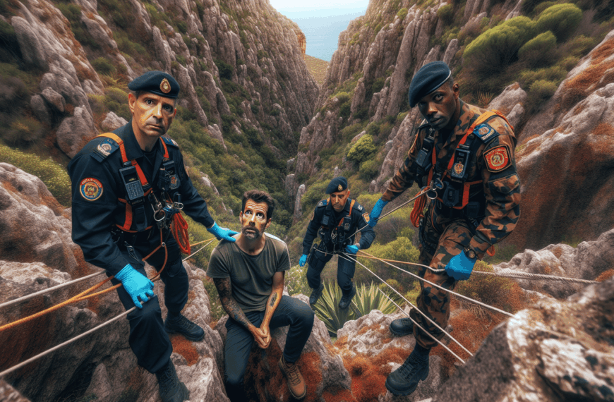 La Guardia Civil rescata a un senderista desorientado en un barranco de Fuencaliente, Ciudad Real