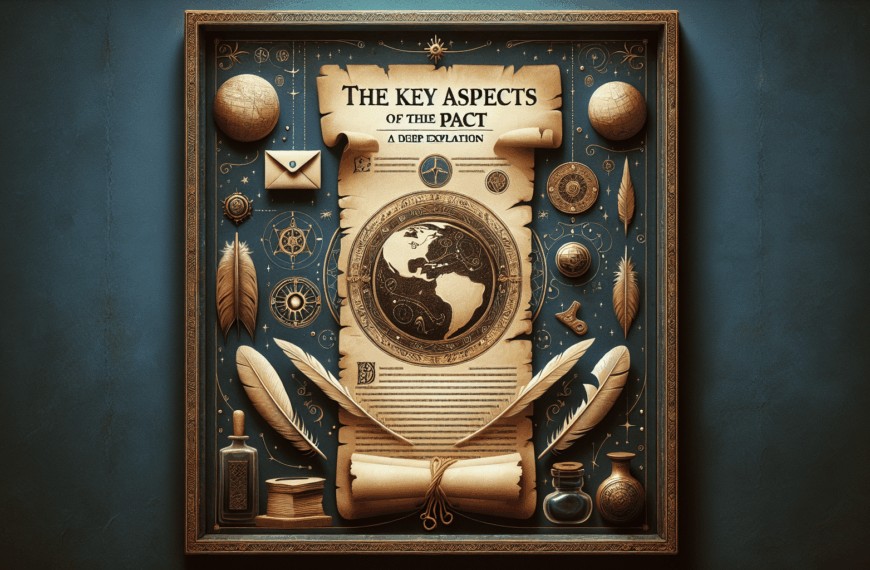 Los Aspectos Clave del Pacto: Una Exploración Profunda