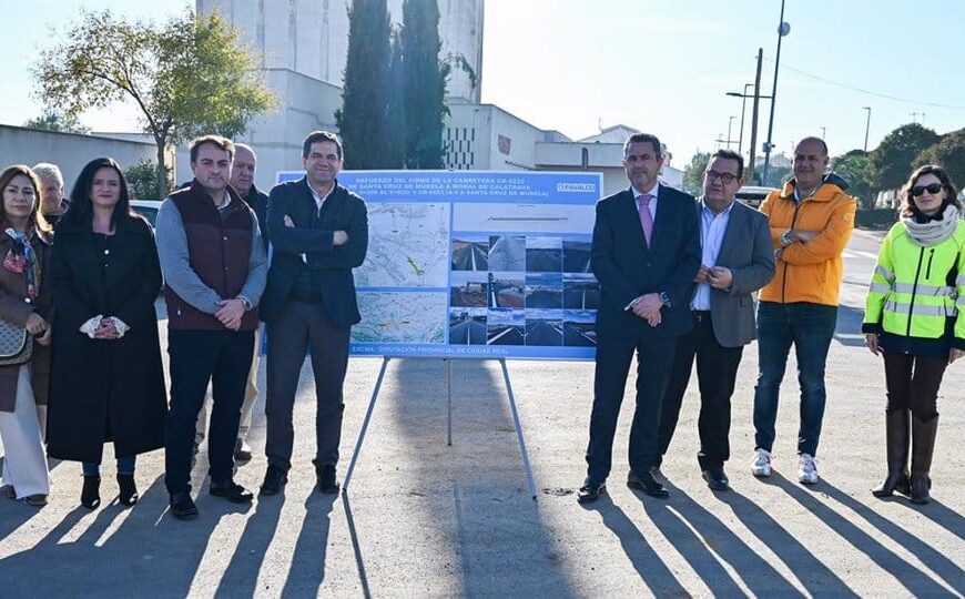 Mejora de las comunicaciones en Santa Cruz de Mudela gracias a una inversión de 625.000 euros de la Diputación
