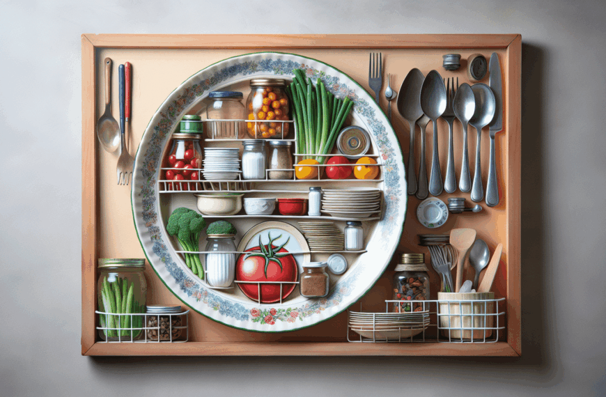 Convierte Tus Platos Viejos en una Creativa Solución de Almacenamiento para la Cocina