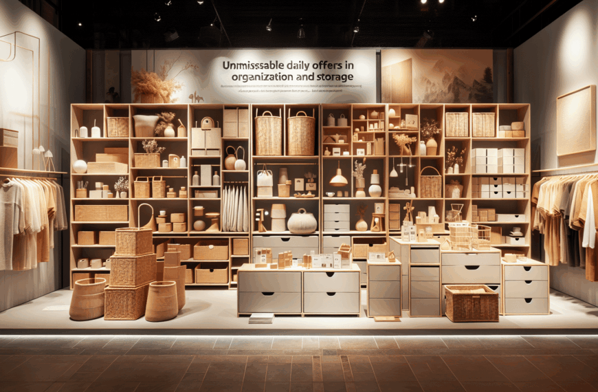 Ofertas Diarias Imperdibles en Organización y Almacenamiento: Zara Home, Amazon y Lidl