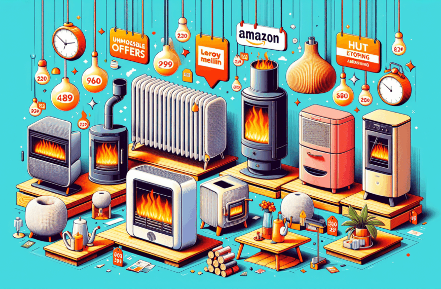 Ofertas Imperdibles en Calefacción Eficiente: Radiadores, Estufas y Chimeneas en Leroy Merlin y Amazon
