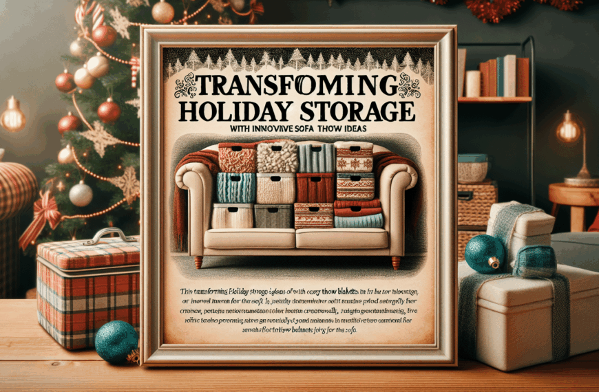 Pepco Transforma el Almacenaje Navideño con Ideas Innovadoras para Mantitas del Sofá