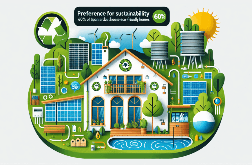 Preferencia por la Sostenibilidad: El 60% de los Españoles Elige Viviendas Ecológicas
