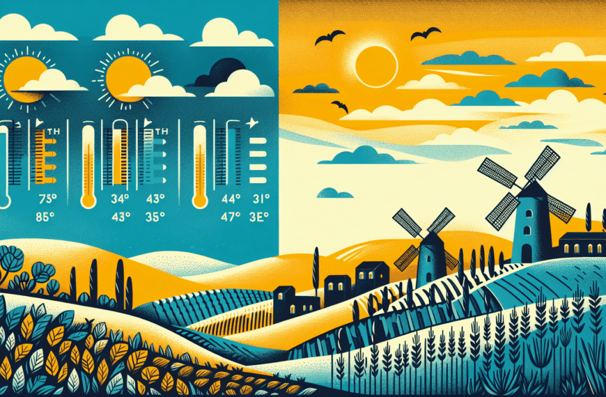 Previsión Meteorológica Para Este Viernes En Castilla-La Mancha: Temperaturas En Ascenso Generalizado