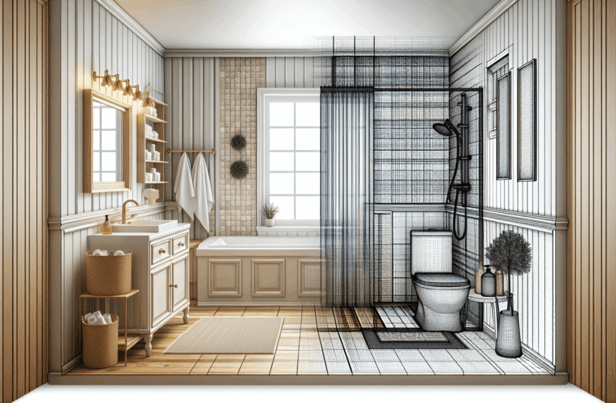 Transformación Rápida de Baño: Combinación de Revestimientos y Mampara de Leroy Merlin