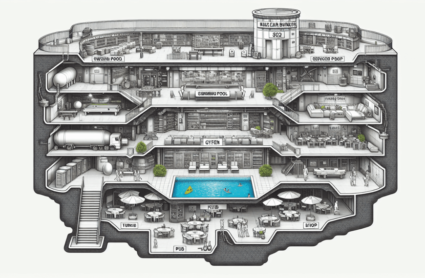 Oasis Subterráneo de Lujo: Refugio Nuclear de $30 Millones con Piscina, Gimnasio y Más