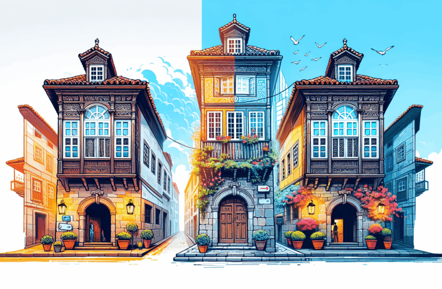 Renovación Asombrosa Transforma la Casa Más Estrecha de Santiago de Compostela