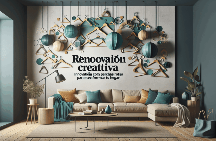 Renovación Creativa: Innovación con Perchas Rotas para Transformar tu Hogar