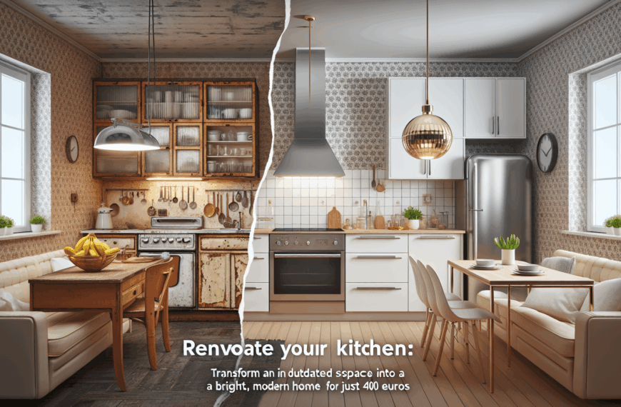 Renueva Tu Cocina: Convierte un Espacio Anticuado en un Hogar Moderno y Brillante por Solo 400 Euros