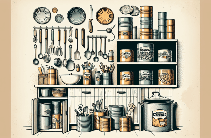 Organiza tu Cocina de Forma Eficiente: Ideas Creativas para Reutilizar Latas de Conserva